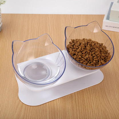 Non-Slip Double Cat / Dog Bowl With Stand