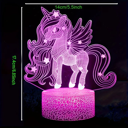 Cute Pony 3D Night Light