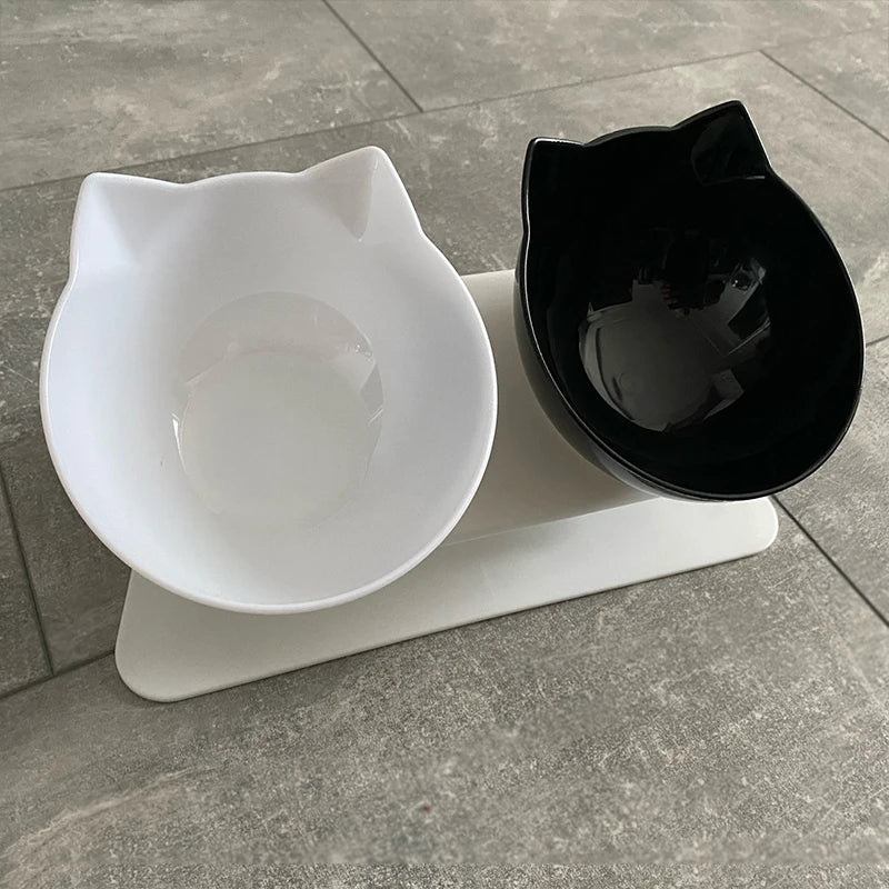 Non-Slip Double Cat / Dog Bowl With Stand