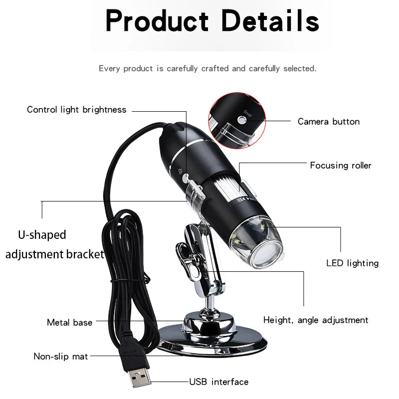 Digital Microscope USB Interface Portable